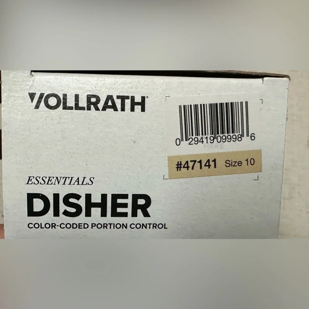 Vollrath Disher w/Color Coded Handle - #10